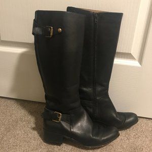 Women's 7M Black Leather Corso Como Boots